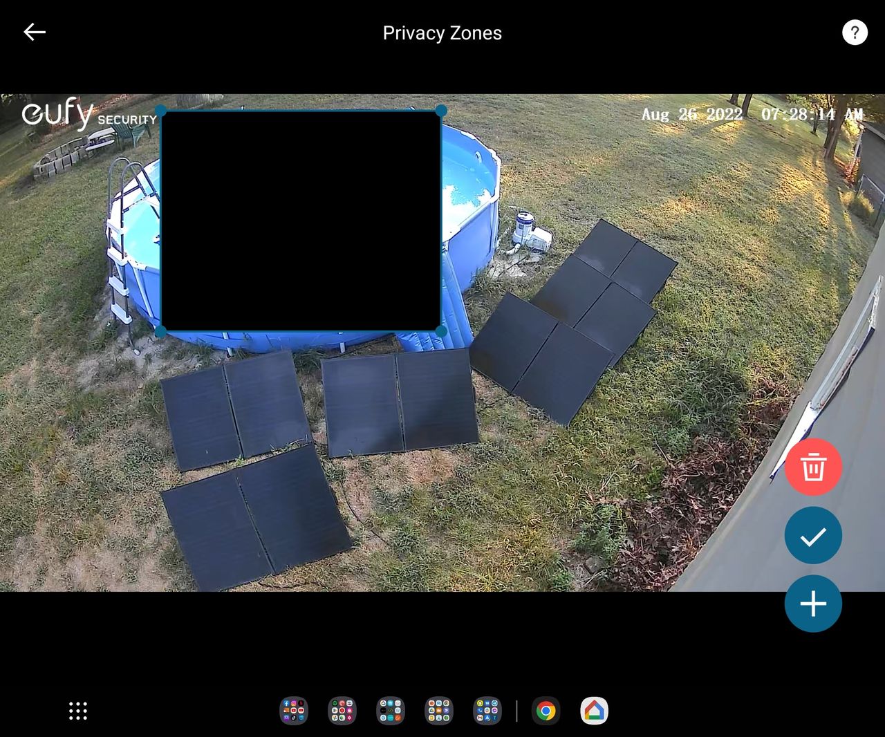 eufy Security app screenshots of SoloCam S40