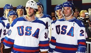 Miracle Team USA players suited for the game
