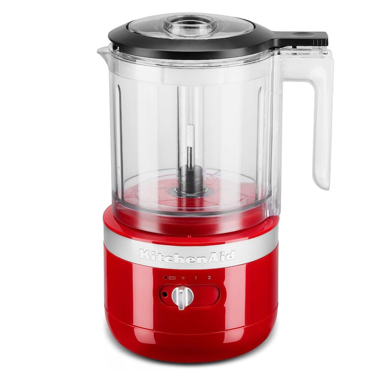 An Empire Red KitchenAid Cordless Mini Food Chopper
