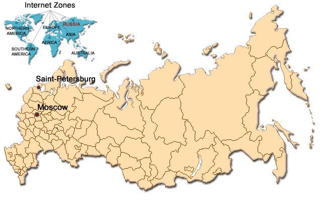 Map of Russia