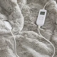 The White Company Super Soft Faux Fur Heated Blanket