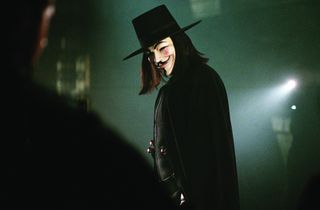 A still from the movie V for Vendetta