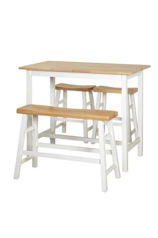 Simple Living Galena Farmhouse 4-piece Counter Height Dining Set
