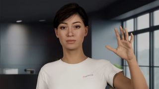 An example of an Nvidia 'digital human' brand ambassador.