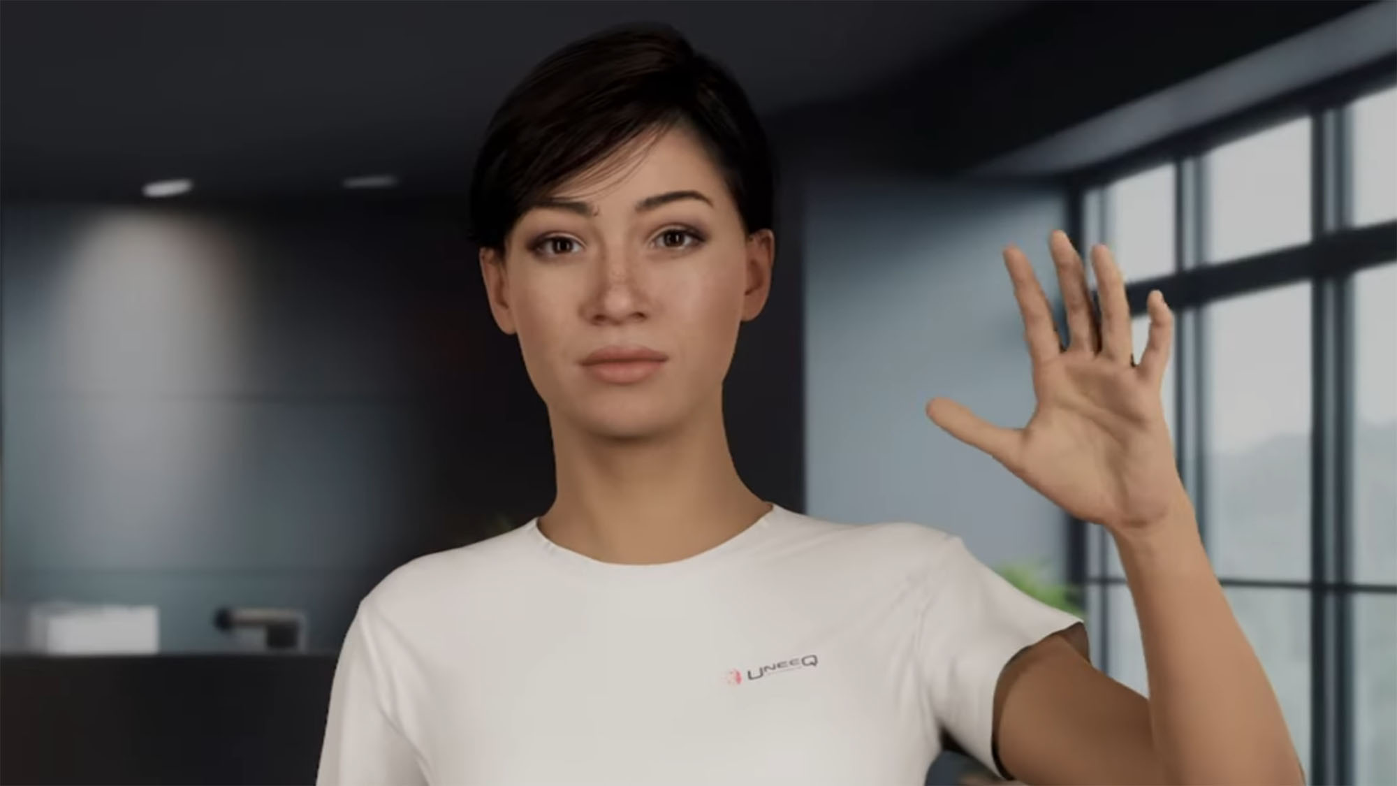 An example of an Nvidia 'digital human' brand ambassador.