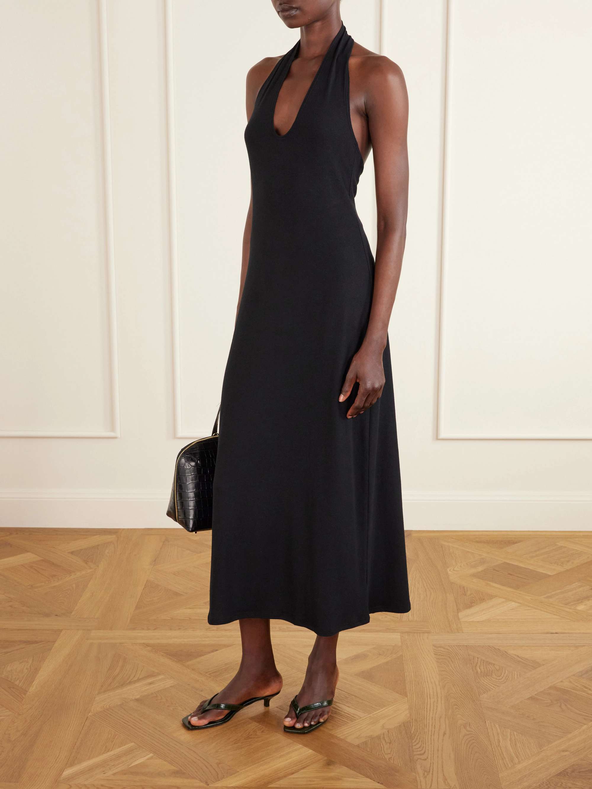 Lauren Stretch-Knit Maxi Dress