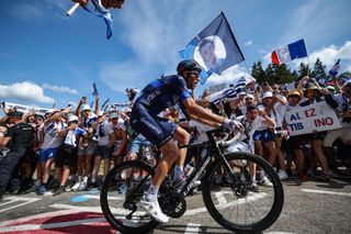 Tour de France 2023: Thibaut Pinot rides past the ‘Pinot corner’ on the Petit Ballon cllimb