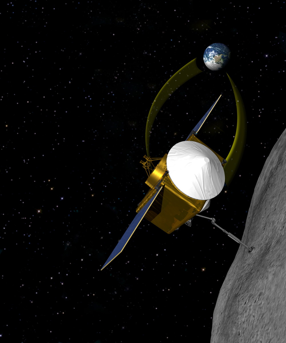 Conceptual image of OSIRIS-REx.