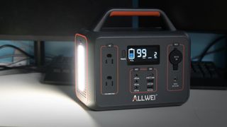 Allwei power bank in use