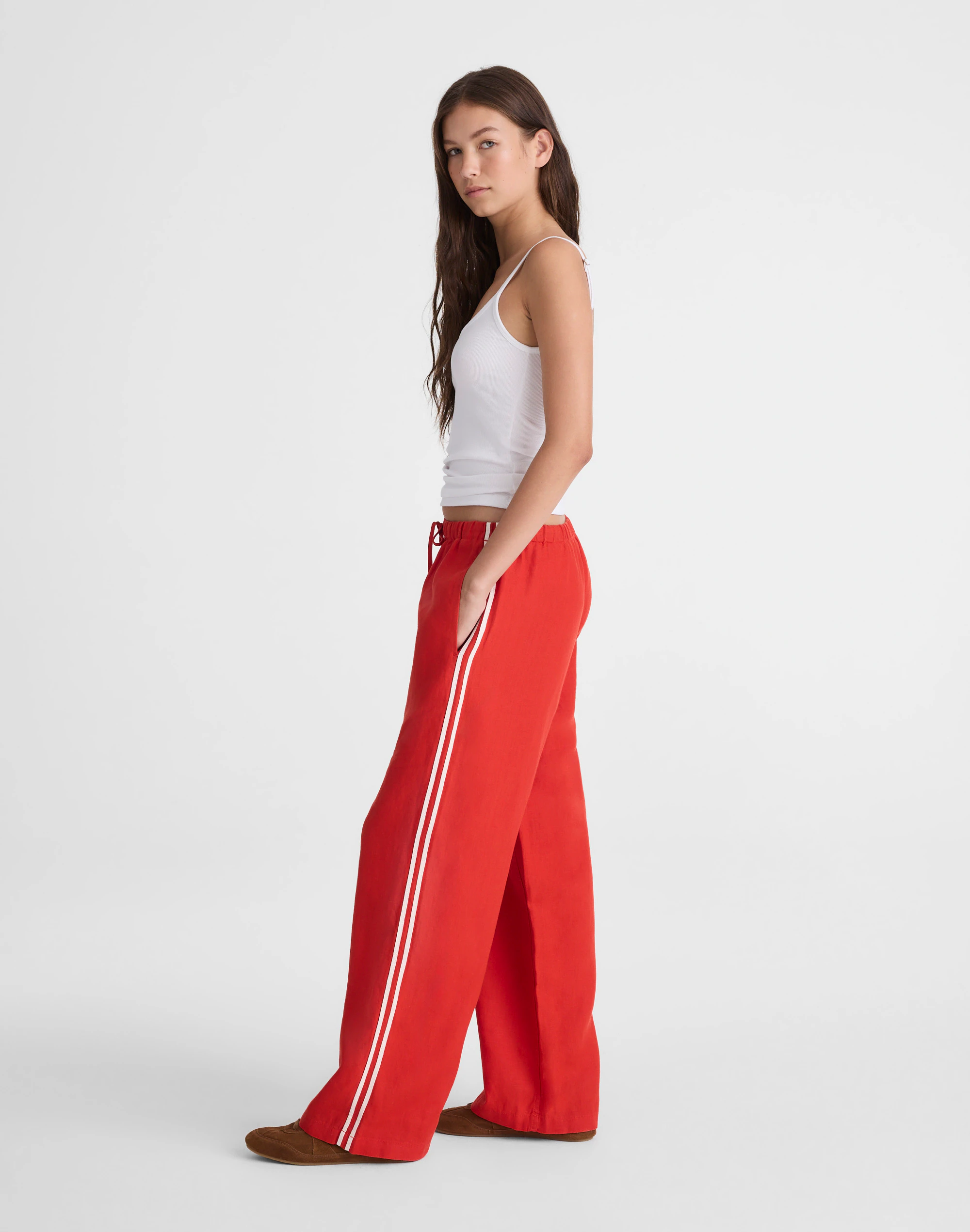 Pull-On Pants in 100% Linen