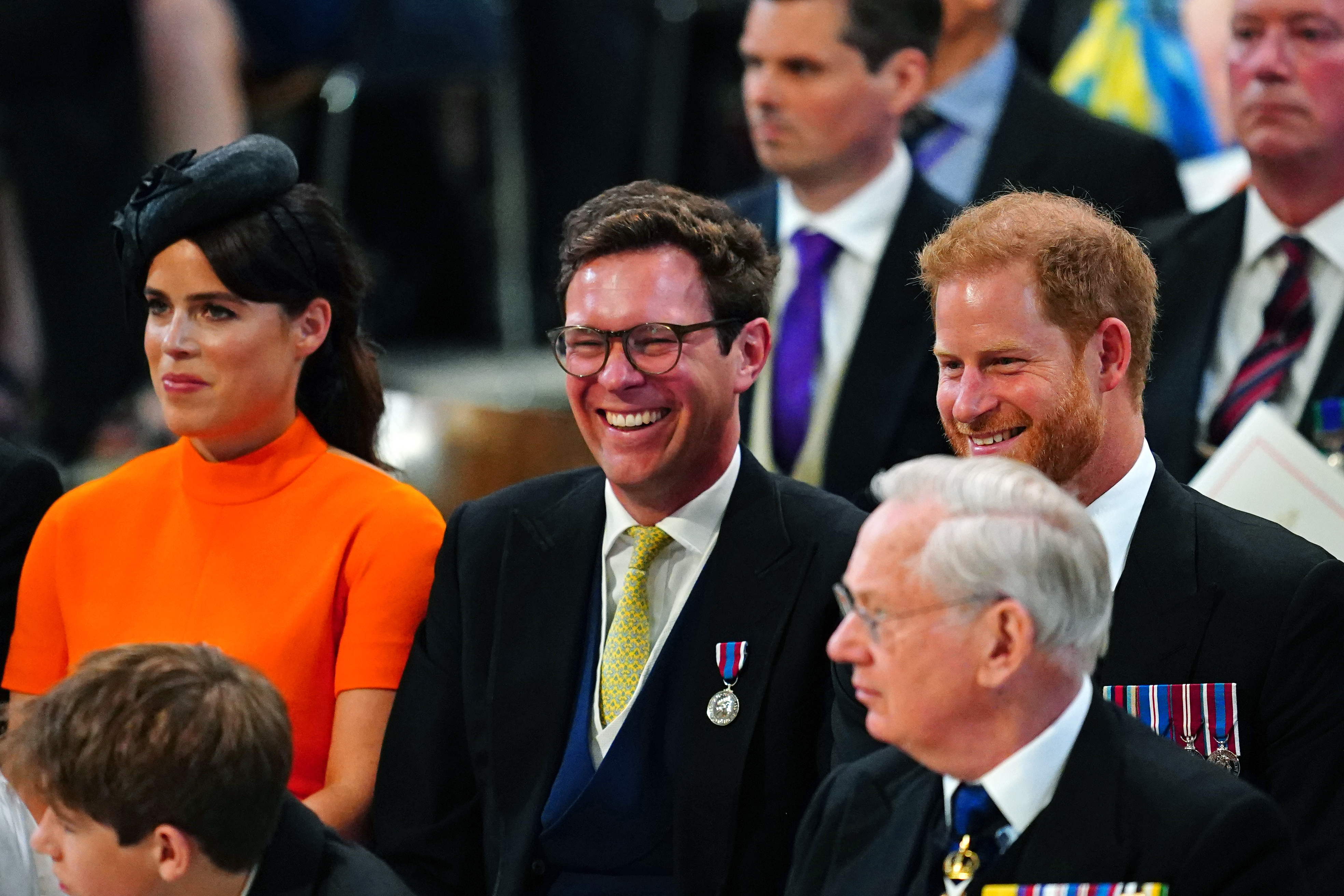 Prince Harry and Princess Eugenie together