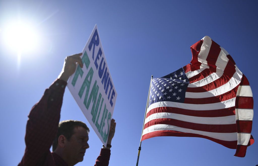 An immigration rally.