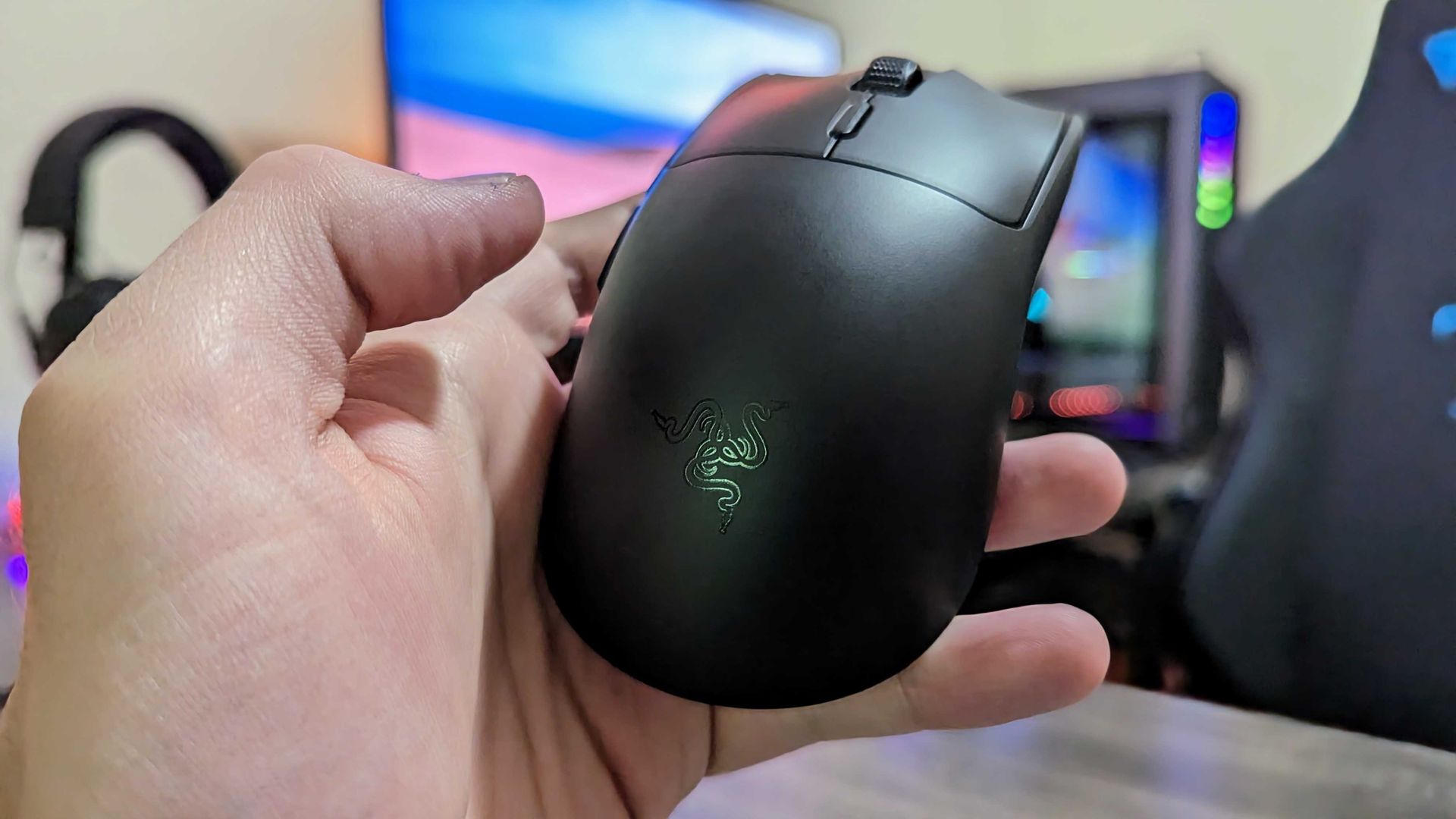 Image of the Razer Viper V3 HyperSpeed wireless gaming mouse.