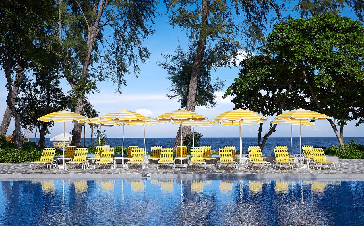 The Standard Bangkok and Hua Hin open in Thailand - seen here the poolside seating in Hua Hin