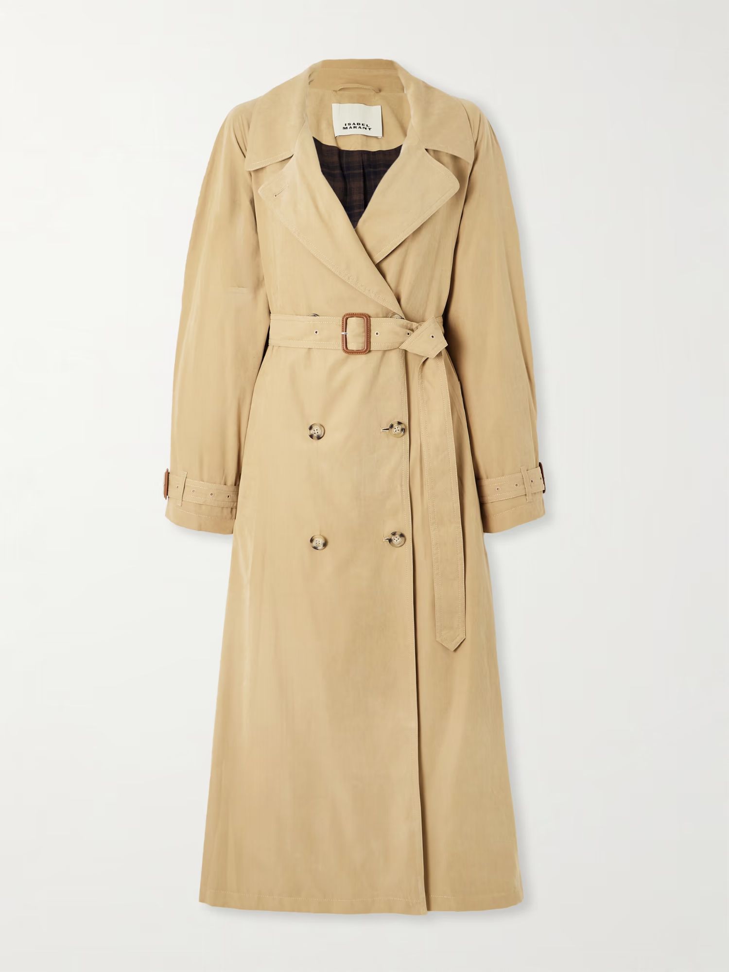 Isabel Marant Elea belted twill trench coat