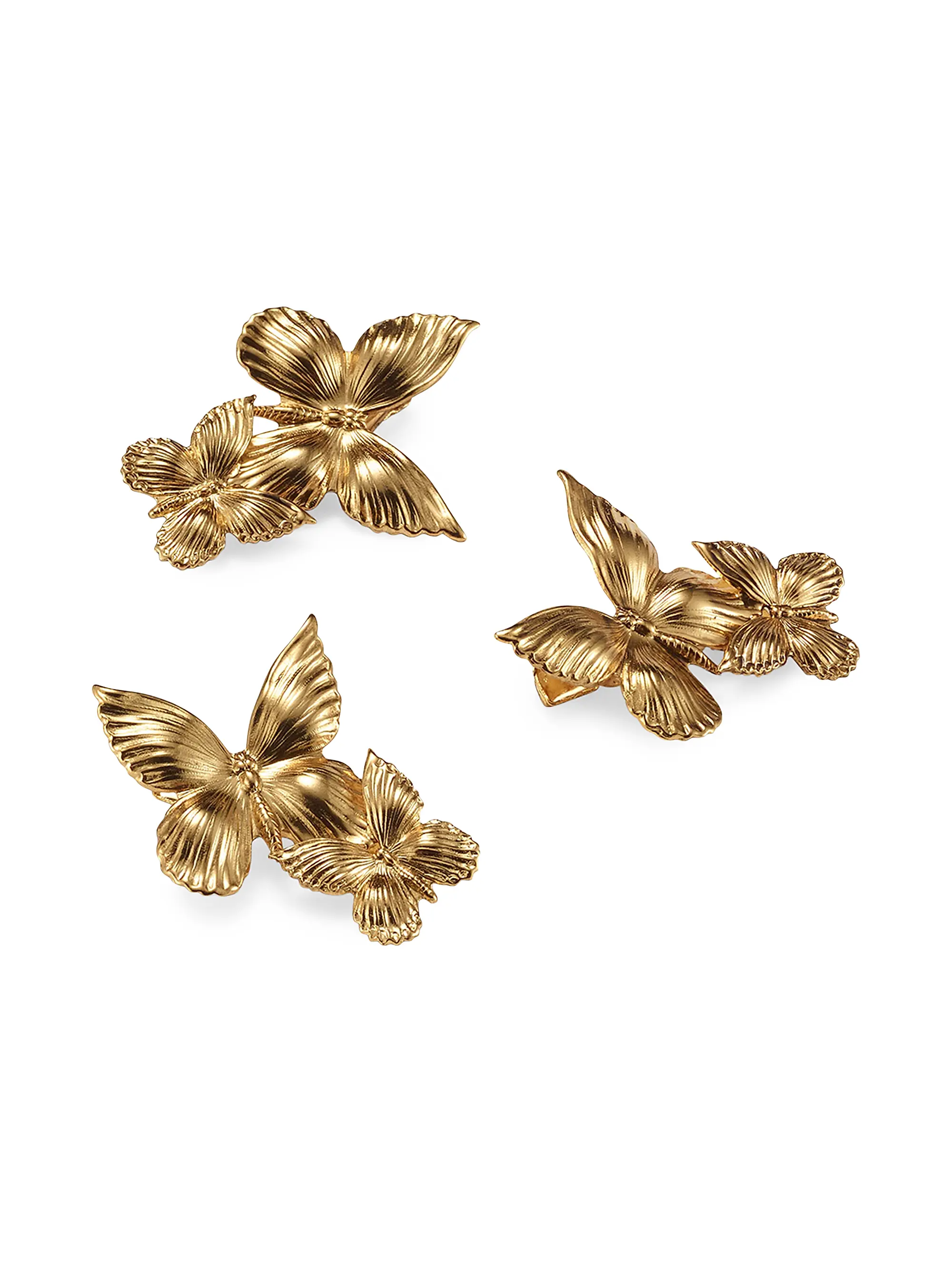 Silvie 3-Piece Butterfly Claw Clip Set