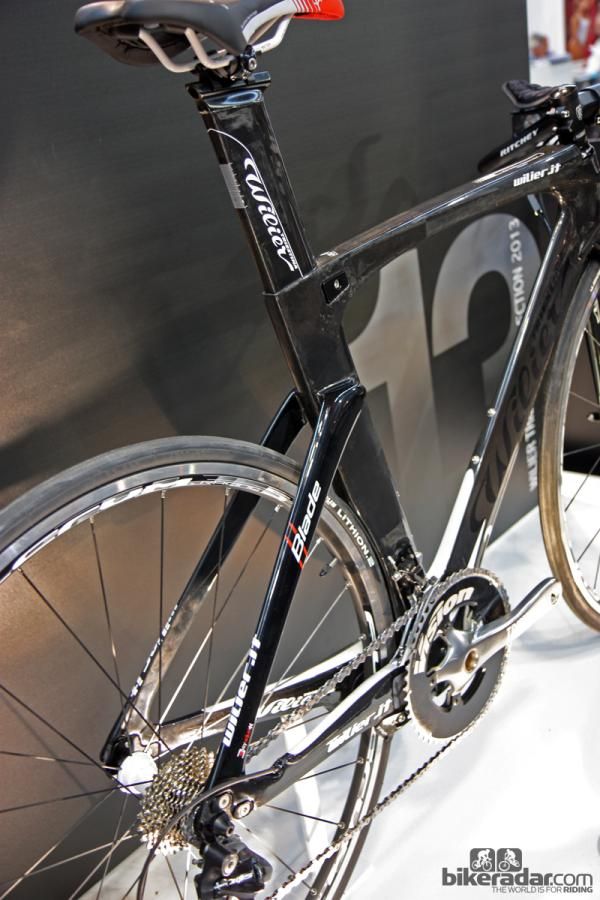 Brakes are hidden beneath the chain stays on Wilier Triestina's Blade.
