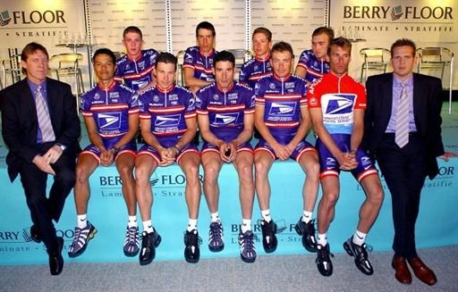 Lorenzo Lapage (right) has joined Astana. He has worked in the past with teams including US Postal Service and Discovery Channel