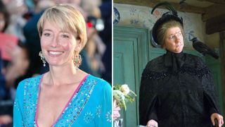 L-Emma Thompson, R-Emma Thompson as Nanny McPhee