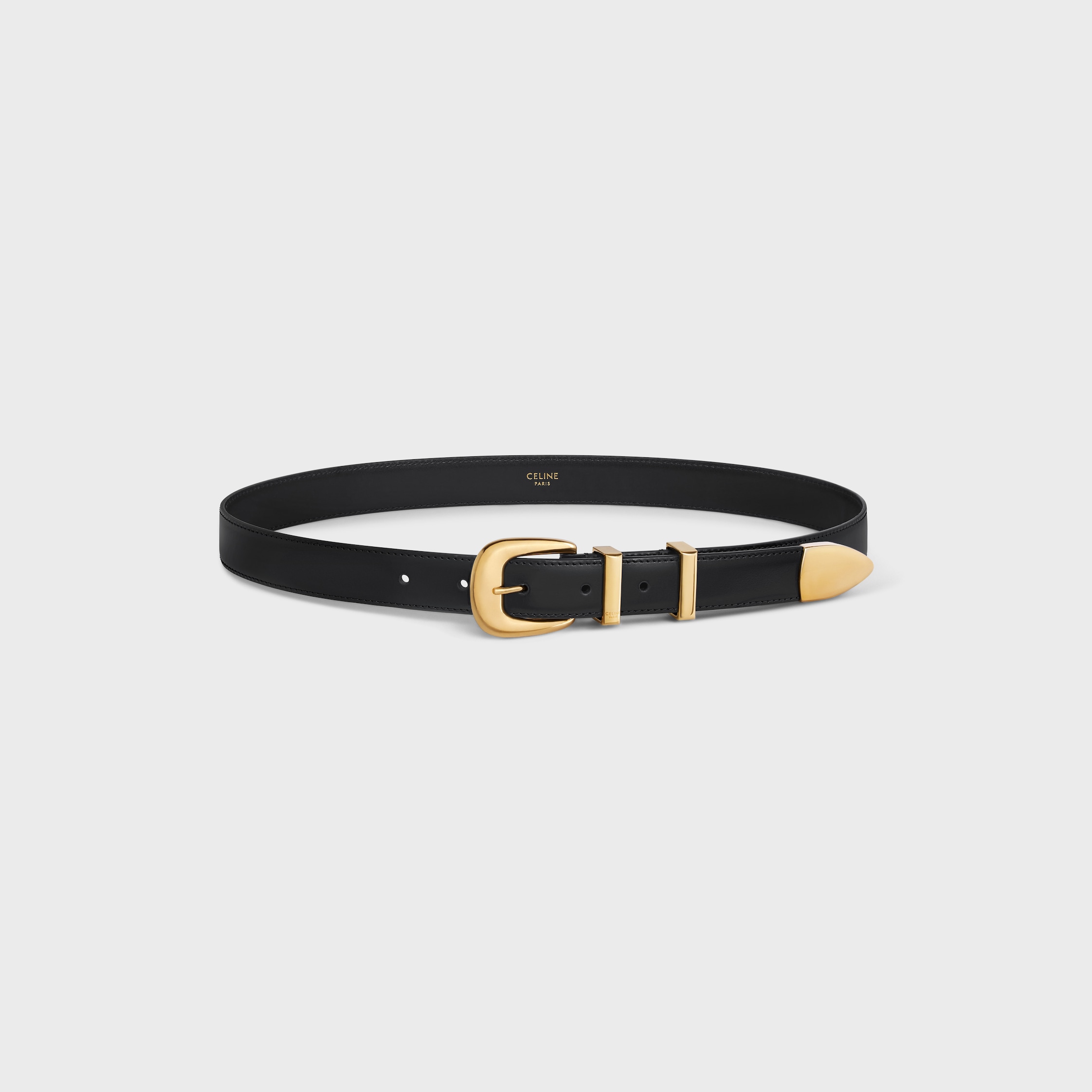 Medium 25mm Western Belt in Taurillon Leather