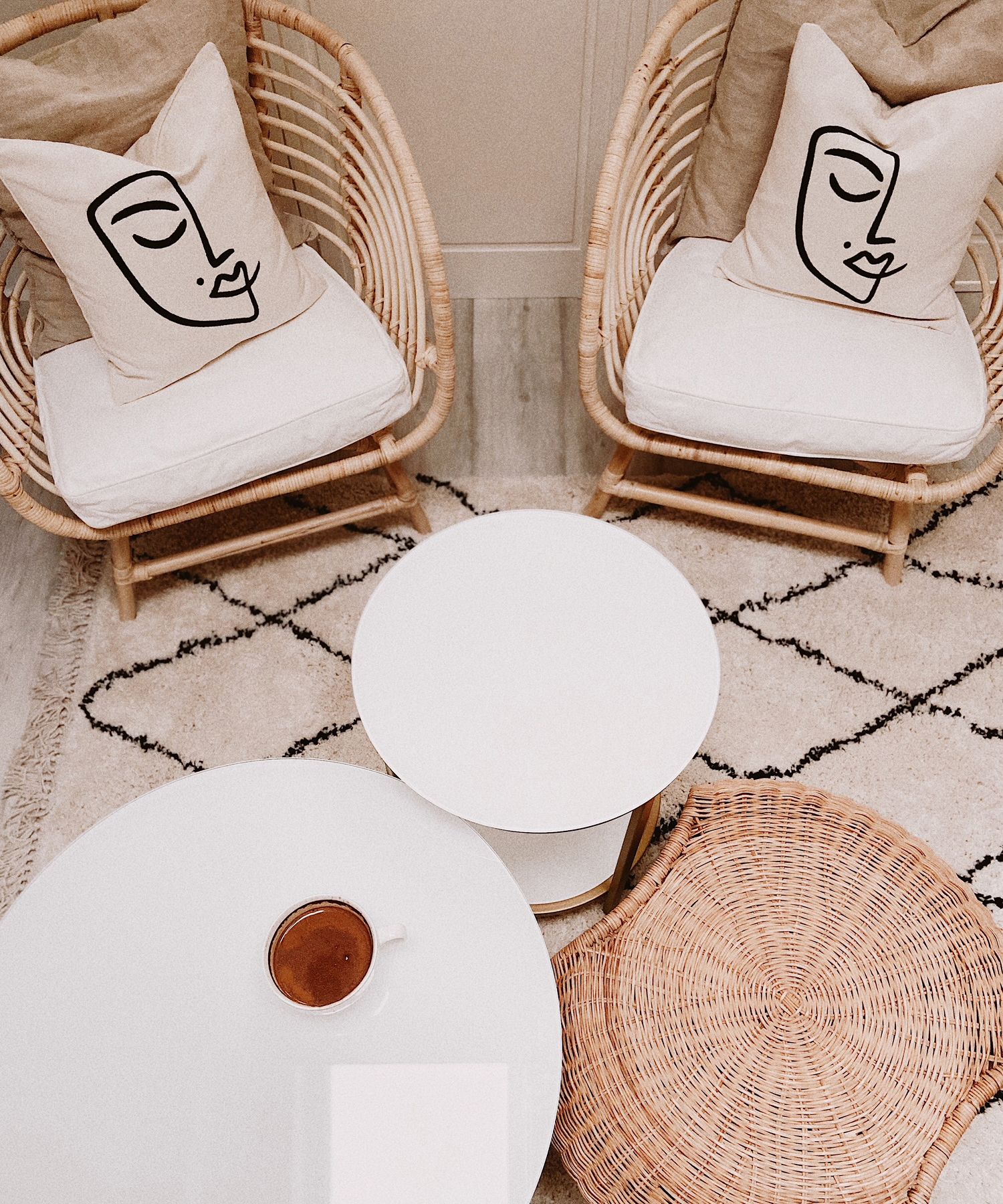 Five ways to style the IKEA BUSKBO rattan chair Livingetc