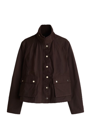 Jacket With Corduroy Collar