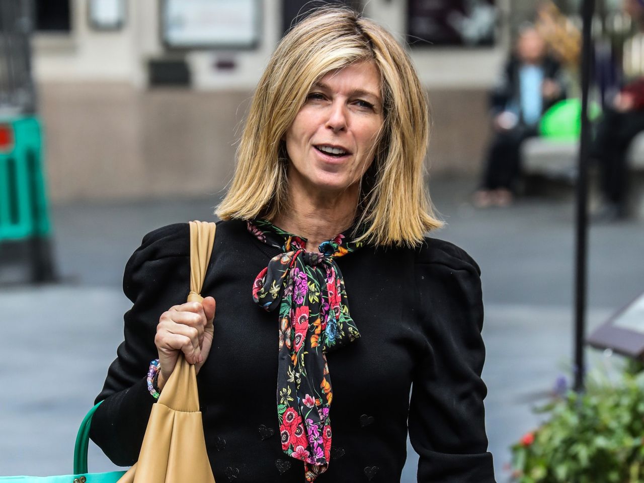 Kate Garraway seen departing The Global Radio Studios In London