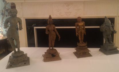 Some of the artifacts returned to India from the U.S.