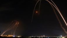 Israel’s ‘Iron Dome’ defence system is launched in response to rockets fired from Gaza