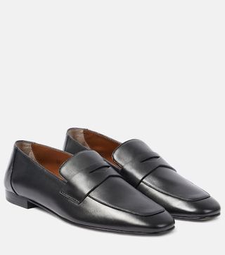 Leather loafers