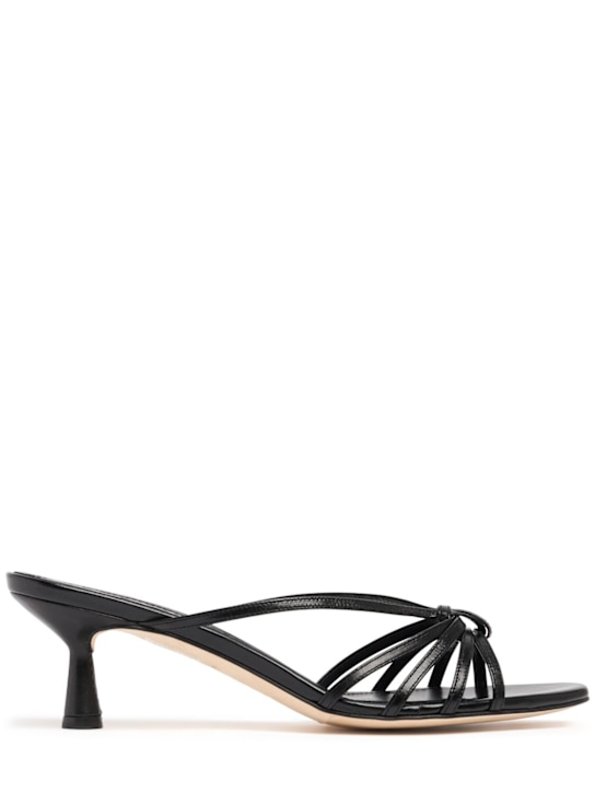 55mm Abby Napa Leather Sandals - Aeyde - Women - Black - 35 It