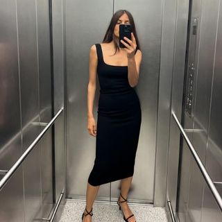 Zara black dress