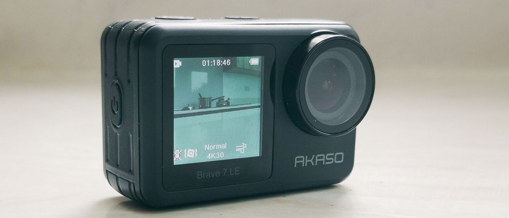 akaso câmera de ação brave 7 le 4k30fps 20mp