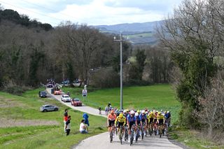 Tirreno-Adriatico stage 2 LIVE - Rain begins to fall in the Tuscan hills as the gravel climb to finish beckons