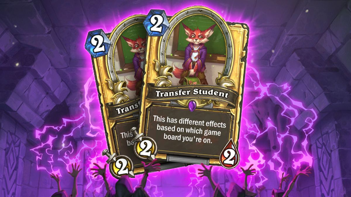 Hearthstone golden Transfer Student