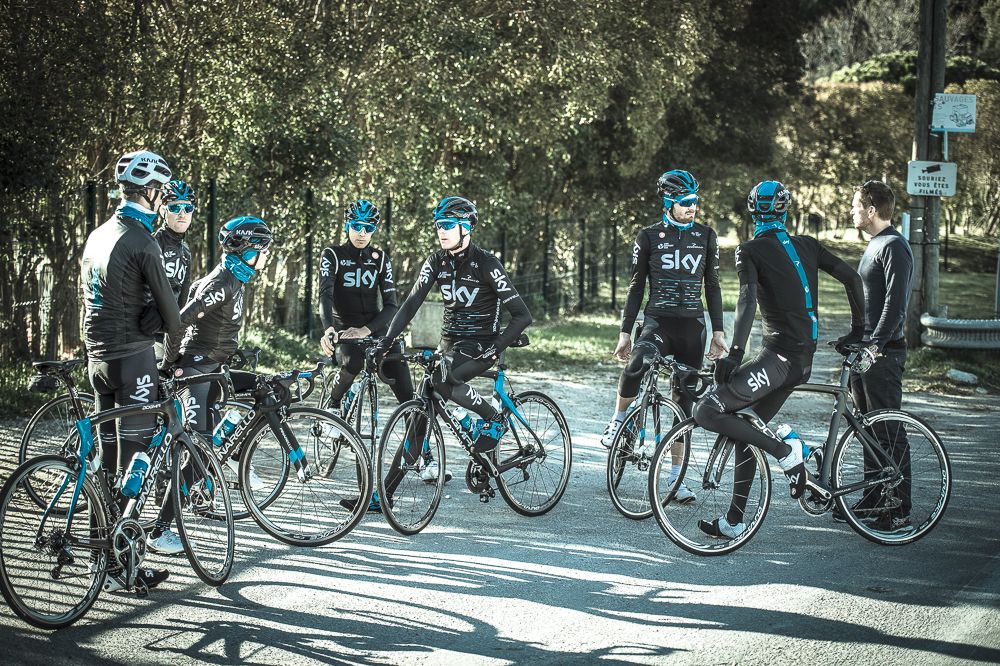 The riders discuss where to go next