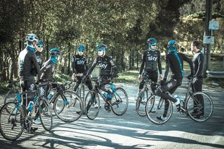 The riders discuss where to go next