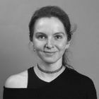 Viktoria Shilets in black and white