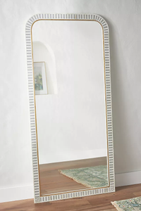 Waterfall Inlay Floor Mirror | Was $1,198, now $838