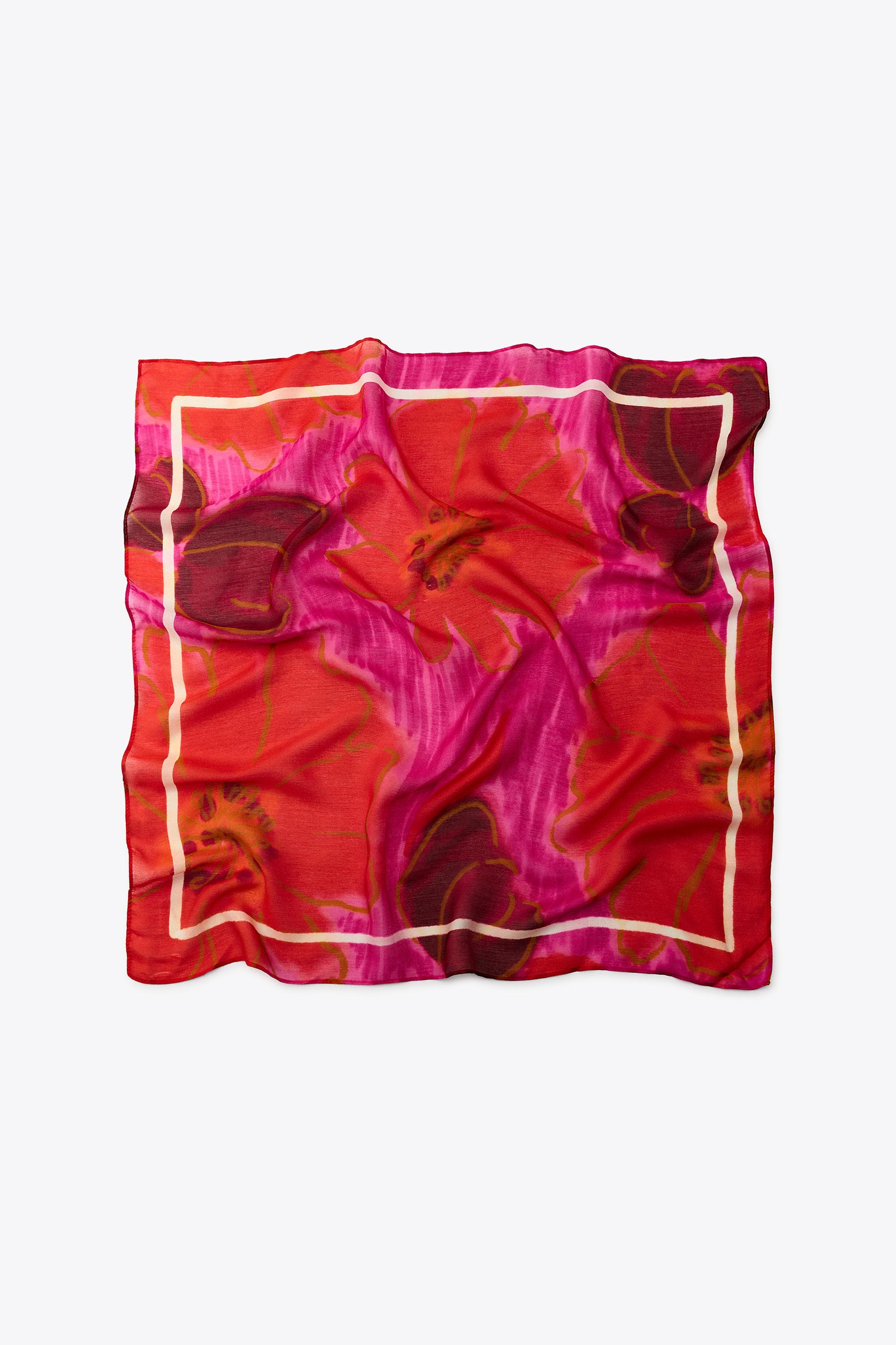 Poppy Print Modal Scarf