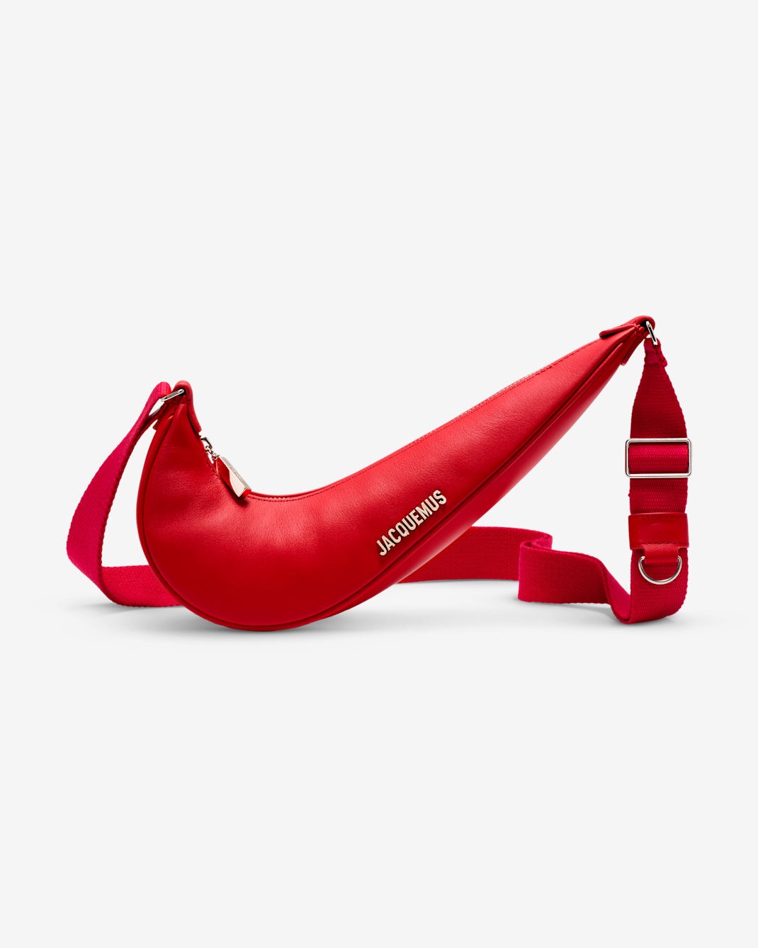 Nike X Jacquemus Le Swoosh Crossbody Bag - University Red/university Red/shiny Silver - Size One Size