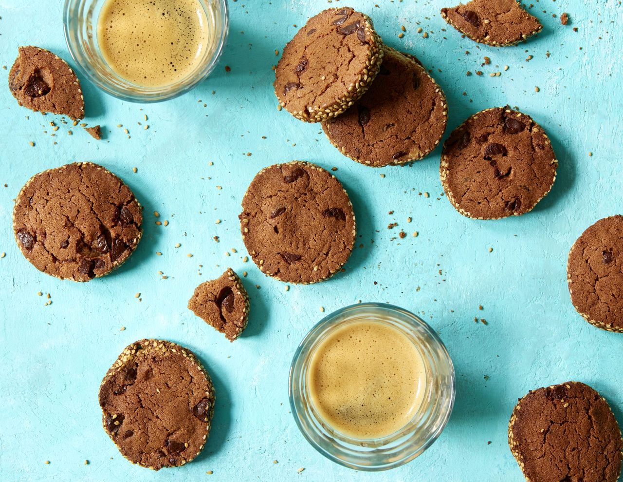 Chocolate Tahini Cookies