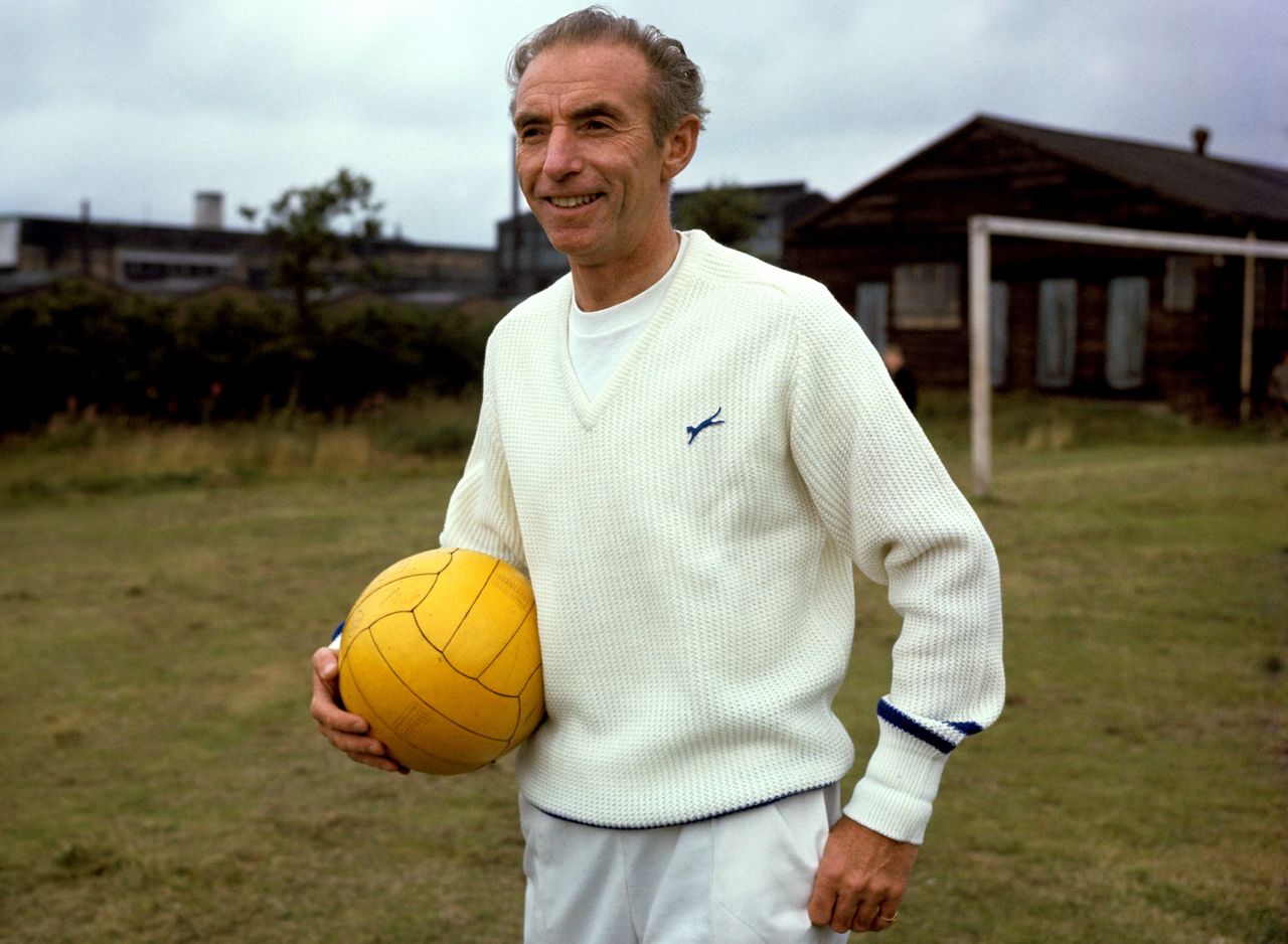 Stanley Matthews during his time as general manager of Port Vale, 1965
