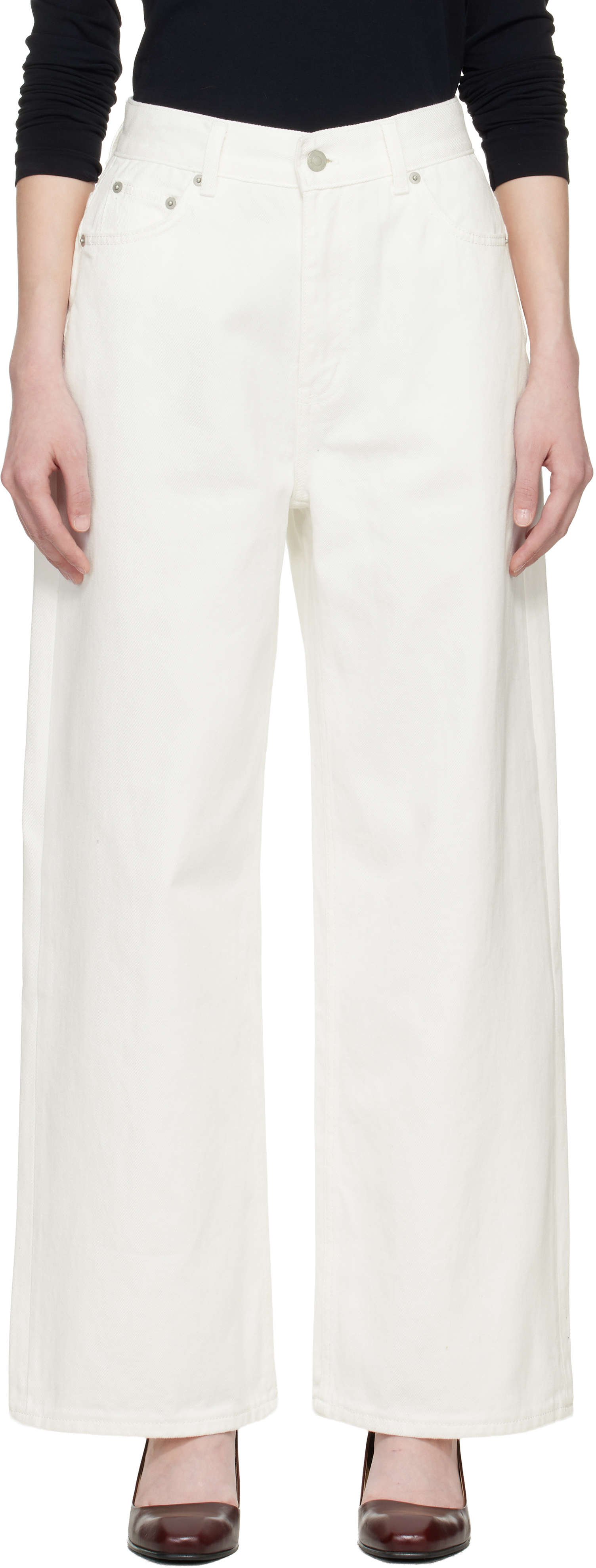 Off-White Wide-Leg Baggy Denim Jeans