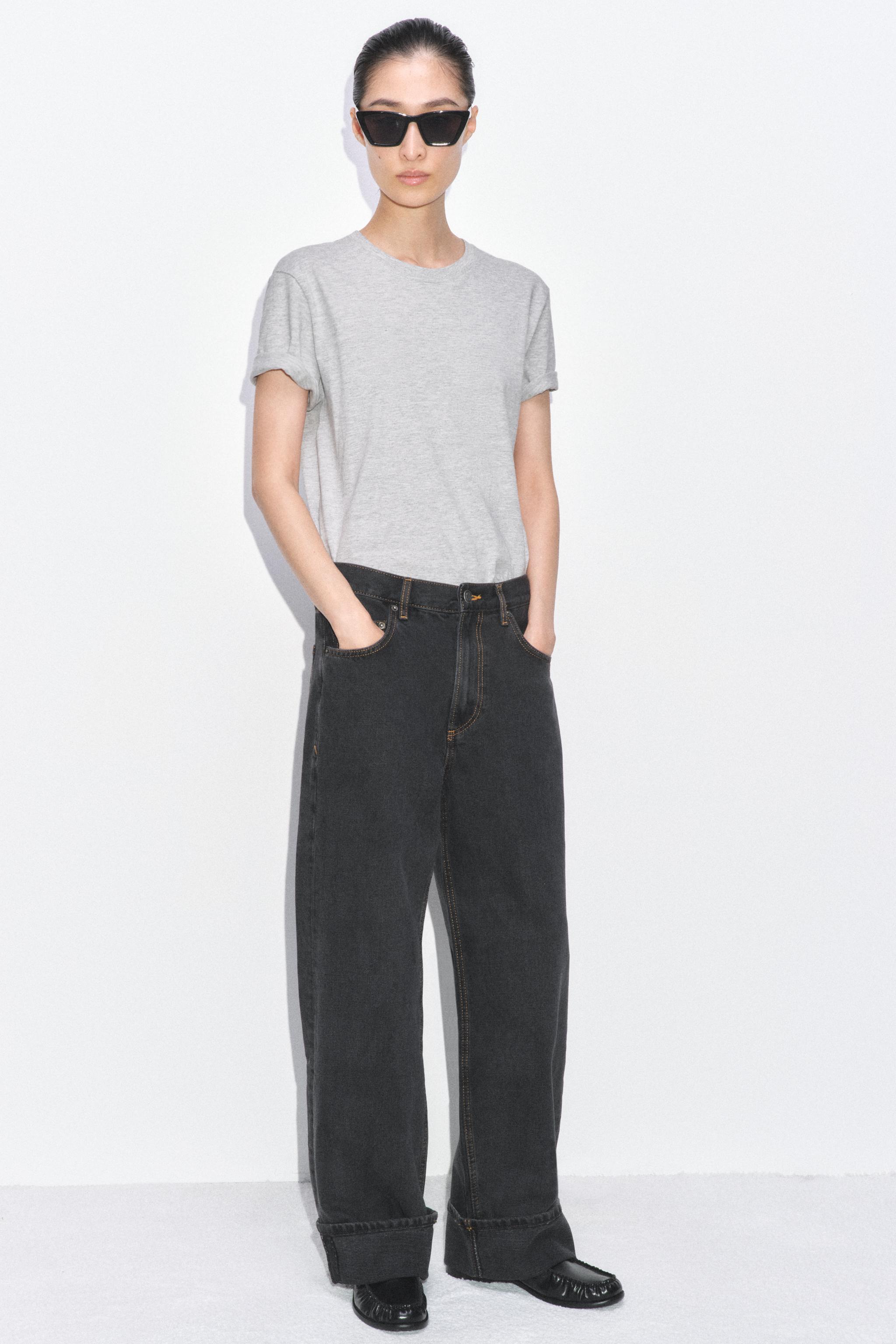 Zw Collection Baggy Mid-Waist Jeans