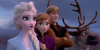 Elsa, Anna, Kristoff and Sven in Frozen II