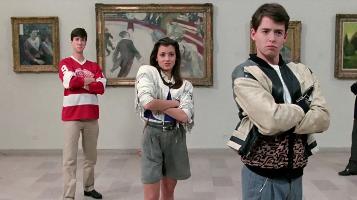 Alan Ruck, Mia Sara, and Matthew Broderick in Ferris Bueller&#039;s Day Off