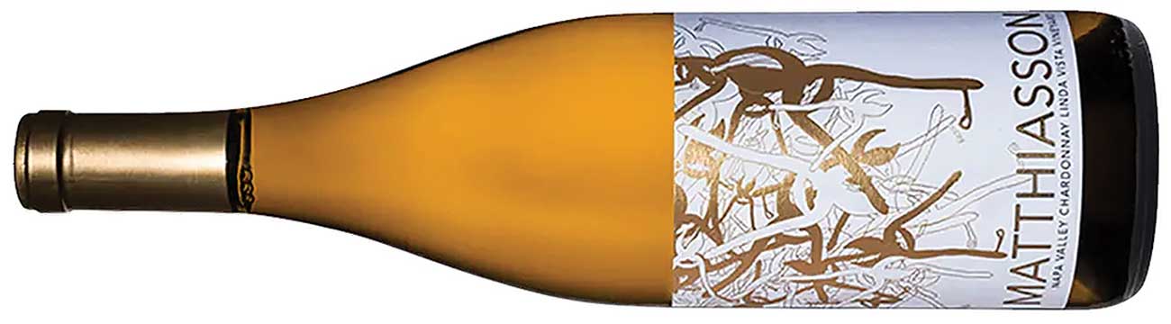 A bottle of Matthiasson, Linda Vista Chardonnay