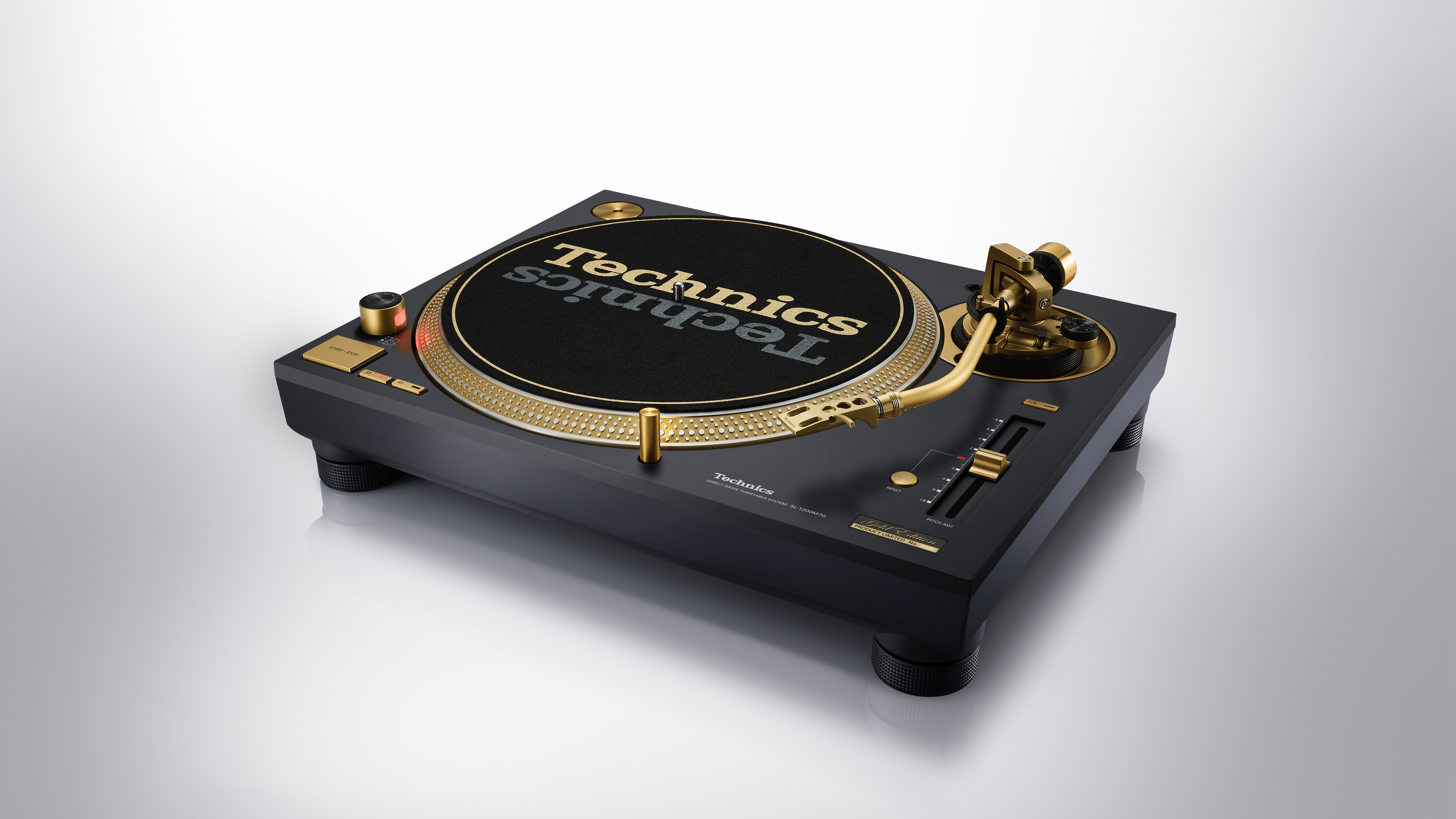 Technics SL-1200 55th Anniversary limited edition on white background