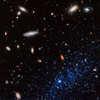 An image of a galaxy